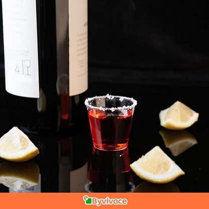 Shot Glasses,100Counts 1OZ. Plastic Shot Glasses, Clear Hard Shot Cups Disposable Shot Glasses for Holding Liquids,Sauces and Samples,1Ounces Shot Glasses Disposable Cups for Parties,Outdoor Events