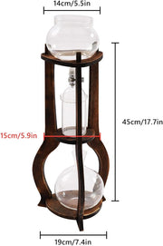 Cold Brew Coffee Pot Set Drip Filter Eco-coffee Iced Tool Coffee Maker 6-8 Cups