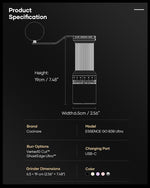 Load image into Gallery viewer, Cocinare ESSENCE GO B38 Ultra Manual Coffee Grinder – with Carrying Case Hand Grinder Capacity 30g, GhostEdge Ultra Burr &amp; 80 Grind Settings, Perfect for Pour-over, Espresso, Cold Brew (Vintage White)