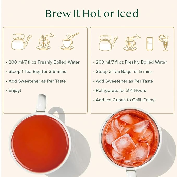 VAHDAM, Exotic Darjeeling First Flush Tea Leaves (100 Black Tea Bags) High Caffeine, Non GMO, Gluten Free | Aromatic & Robust | Unblended First Flush Darjeeling Tea Bags | Resealable Ziplock Pouch