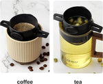 Load image into Gallery viewer, Pour Over Coffee Dripper, Reusable Stainless Steel Pour Over Coffee Filters, Easy to Clean Camping Coffee Filter, Portable Collapsible Coffee Maker, Paperless Travel Coffee Makers