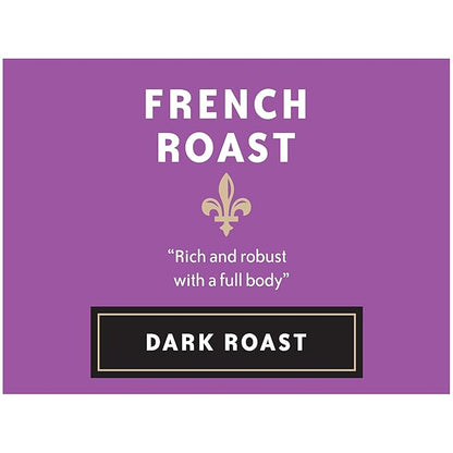 Community Coffee French Roast 72 Count Coffee Pods, Extra Dark Roast, Compatible with Keurig 2.0 K-Cup Brewers, 12 Count (Pack of 6)