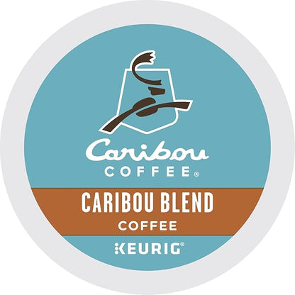 Caribou Coffee Keurig Single-Serve K-Cup Pods, Caribou Blend Medium Roast Coffee, 24 Count