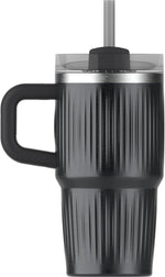 Load image into Gallery viewer, STANLEY Quencher H2.0 Tumbler with Handle and Straw 20 oz | Flowstate 3-Position Lid | Cup Holder Compatible for Travel | Insulated Stainless Steel Cup | BPA-Free | Fluted Black
