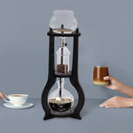 Load image into Gallery viewer, Iced Coffee Cold Brew Drip Tower Coffee Maker Ice Coffee Machine Cold Brew Dripper Iced Coffee Brewer Maker for Home, Shops, Cafes, Offices, 6-8 cup (Grey)