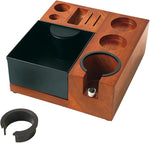 Load image into Gallery viewer, Espresso Tamping Station Knock Box - 9 in1 Espresso Knock Box And Tamp Station Coffee Organizer Fit for 51mm 53mm 54mm 58mm Espresso Tamper Distributor Portafilter Puck Screen Accessories Storage