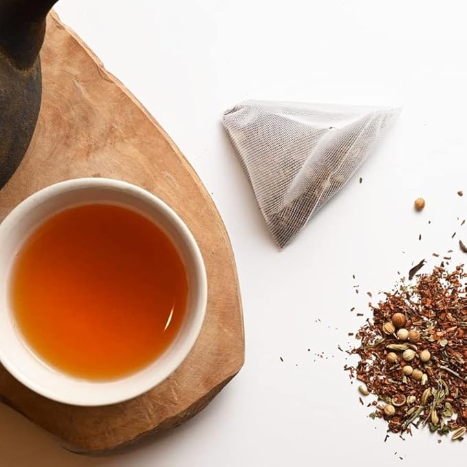 Grace Farms HERBAL TEA VARIETY Box (12 Enveloped Sachets) | 4 Naturally Sweet, Caffeine Free Flavors | Chamomile Citrus, Hibiscus Orange, Spearmint Rose, & Rooibos Chai | Organic, Fair Trade & Kosher | Gives Back 100% of Profits