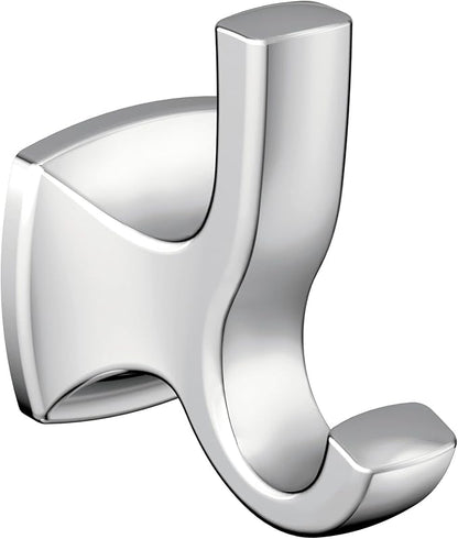 Moen YB5103CH Voss Double Robe Hook, Chrome
