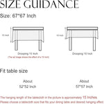 Load image into Gallery viewer, Designer Linen Floral Square Tablecloth,Pale Yellow Farmhouse Indoor Table Cloth,Fall Durable Decor Tablecloths for Dining Kitchen Thanksgiving Christmas Party,67"*67"-Chamonix A