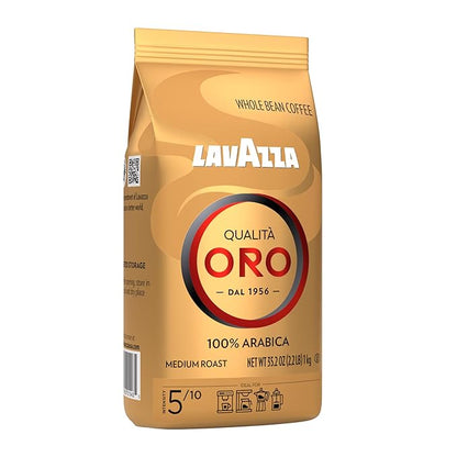 Lavazza Qualita Oro Italian Coffee Whole Beans 2lb Pack Of 2