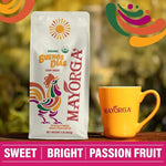 Load image into Gallery viewer, Mayorga Organic Coffee 2lb Buenos Dias - Light Roast Whole Bean Coffee Specialty Grade, 100% Arabica, Slow Roasted, Citrusy and Sweet Flavor with Low Acidity - USDA Organic, Non-GMO, Kosher