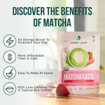 Load image into Gallery viewer, Jade Leaf Matcha Organic Cafe Style Strawberry Matcha Latte Green Tea Powder, Premium Barista Crafted Mix, Authentically Japanese, 15 Servings (5.3 Ounces)
