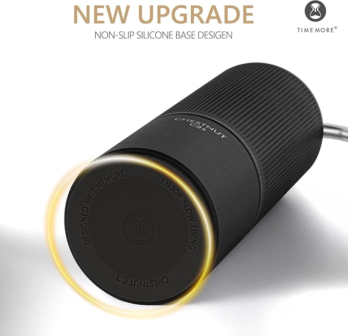 TIMEMORE Chestnut C3S Manual Coffee Grinder, Hand Coffee Grinder with Adjustable Grind Setting, Stainless Steel S2C Conical Burr Coffee Grinder, for Espresso to French Press