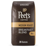 Load image into Gallery viewer, Peet's Coffee, Medium Roast Ground Coffee - Breakfast Blend 28 Ounce Bag