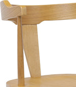 Load image into Gallery viewer, Poly &amp; BARK Mid Century Modern Enzo Dining Chair Solid Oak Wood Set of 2