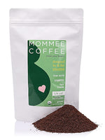 Load image into Gallery viewer, Mommee Coffee Quarter Caf Ground Low Acid Coffee - 100% Arabica Organic Coffee Beans with Smooth Caramel Flavor - Medium Grind for Drip, Reusable One Cup Filters - 11 oz