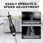 Load image into Gallery viewer, VONCI 280W Commercial Immersion Blender, Light Duty Hand Blender with Variable Speed 6000-20000RPM, Handheld Stick Mixer with 9.5" Detachable Shaft, Professional Blender for Restaurant Kitchen.