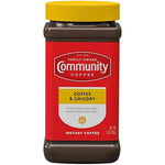Load image into Gallery viewer, Community Coffee Coffee and Chicory Instant Coffee, Medium Dark Roast, 7 oz Jar (Pack of 12)