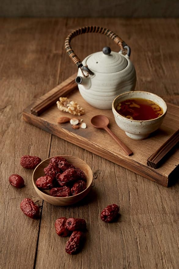Damtuh Jujube Tea (Red Date Tea) – Traditional Korean Herbal Blend with Walnuts & Almonds, 15 Sticks