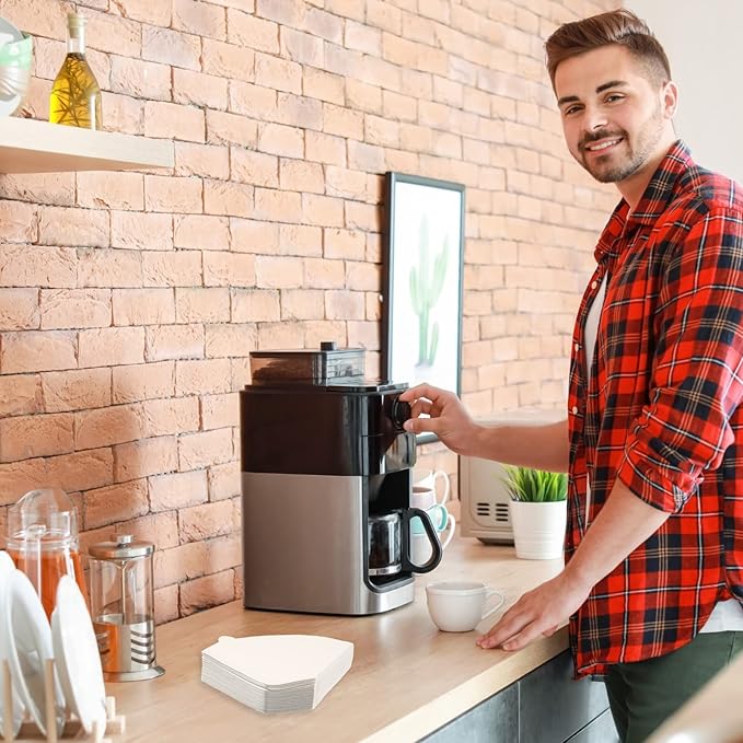 Skylety 500 Count #2 Cone Coffee Filter, Coffee Filters 2 Cone Pour Over Filters Natural Paper Unbleached Disposable Coffee Filters for Coffee Dripper and Drip Coffee Maker