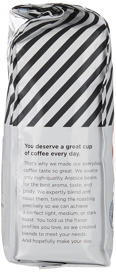 Amazon Fresh Decaf Colombia Whole Bean Coffee, Medium Roast, 12 Ounce