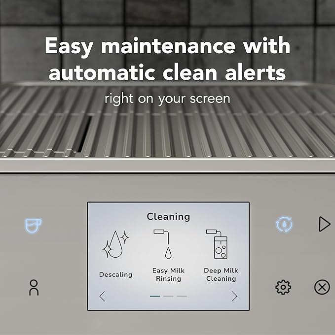 KitchenAid Fully Automatic Espresso Machine KF7 with Milk Attachment, KES8557SX, Stainless Steel