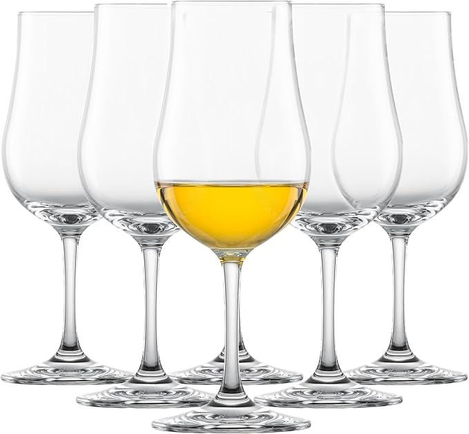 SCHOTT ZWIESEL Bar Special Whiskey Nosing Glass (Set of 6), Nosing Tasting Glass for Whiskey, Dishwasher-Safe Tritan Crystal Glasses, Made in Germany (7 Ounce)