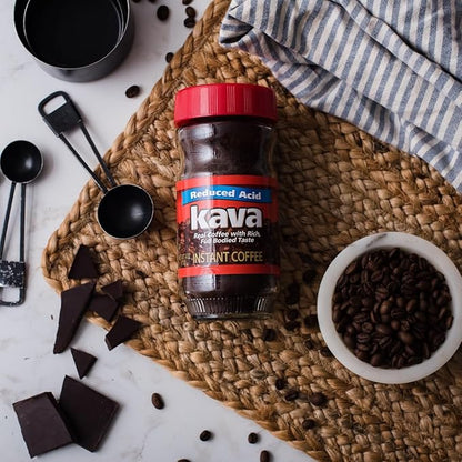 Kava Acid-Neutralized Instant Coffee, 4 Ounce (Pack of 12)