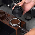 Load image into Gallery viewer, IKAPE 51MM Espresso Tamper, New Wooden Handle Design，Premium Barista Coffee Calibrated Tamper with Spring Loaded, 100% Stainless Steel Tamper Compatible with All 51MM Bottomless Portafilter