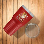 Load image into Gallery viewer, Multiple Sclerosis Awareness Cup - Be Strong and Fight on - 30oz Red Tea, Coffee Tumbler