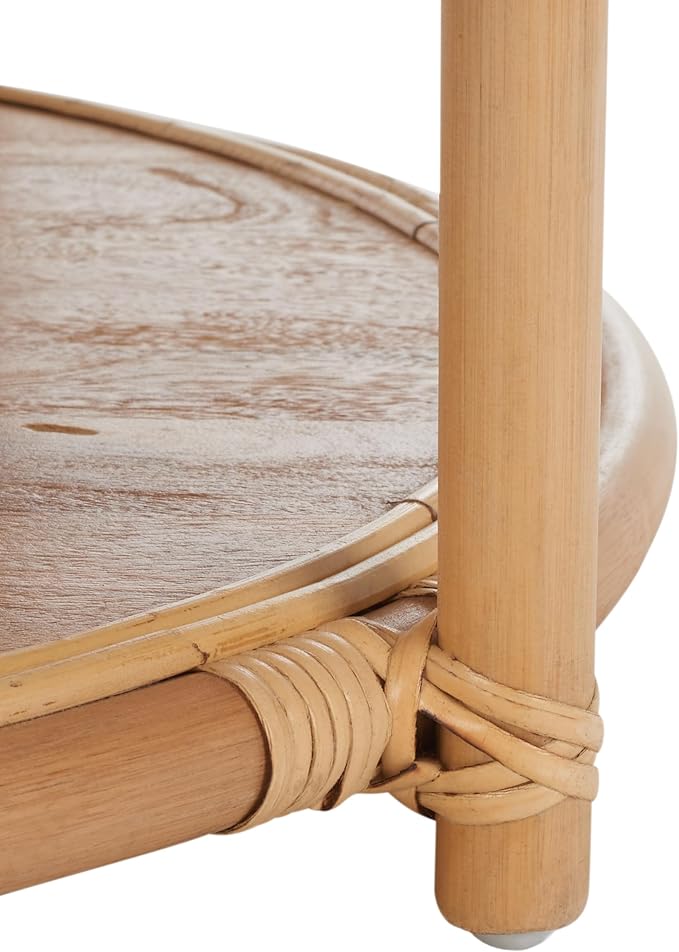 SAFAVIEH Home Collection Arvid Natural Brown Solid Wood Coffee Table (Fully Assembled)