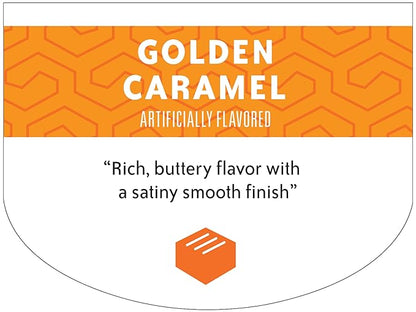 Community Coffee Golden Caramel Flavored Medium Roast Single Serve 12 Ct Box, Compatible with Keurig 2.0 K Cup Brewers, Medium Full Body Rich Creamy Taste, 100% Arabica Coffee Beans