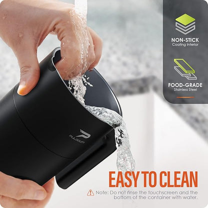 Milk Frother, Electric Milk Frother and Steamer 4 in 1 Automatic Coffee Steamer Frother, 11.8OZ / 350ML Warm and Cold Foam Frother For Coffee,Latte, Cappuccino, Macchiato, Hot Chocolate