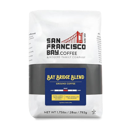 San Francisco Bay Ground Coffee – Bay Bridge Blend (28oz Bag), Medium Roast