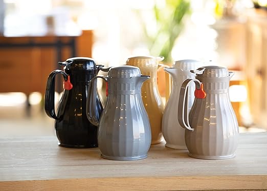 Service Ideas ECO13WH Eco-Serv Server, BPA-free, Foam Insulated Carafe, 44 Ounces, White