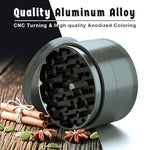 Load image into Gallery viewer, Grinder, Large 3.0” Kitchen Tools Aluminum Metallic Gray