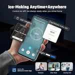 Load image into Gallery viewer, Maksone Countertop Nugget Ice Maker with APP Control, 44lbs/24H,Ready in 7 Mins,Crushed ice Maker,Sonic Pebble Ice Machine