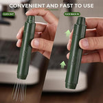 Load image into Gallery viewer, WDT Espresso Distribution Tool - Bincoo Magnetic Espresso Stirrer Tool For Barista, Espresso Tamper With Stainless Steel Retractable Needles with 6 Extra Stirrer (Green)