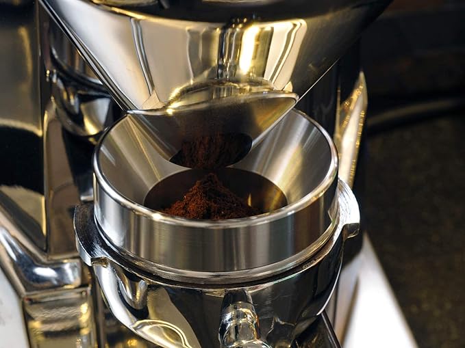 YOLOYO 41mm Dosing Funnel Specially for La Marzocco 1 Cup 7g Single Basket and VST 7g Basket, Precisely Manufactured Stainless Steel Espresso Dosing Funnel