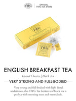 Load image into Gallery viewer, TWG Tea | English Breakfast Tea | Black Tea | Floral Undertones | 15 Hand Sewn Cotton Teabags | Gift Set
