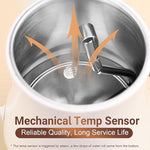 Load image into Gallery viewer, Mecity Electric Kettle Stainless Steel Gooseneck Water Kettle Water Boiler for Pour Over Coffee Fast Heating, Auto Shut Off, 27 fl oz, 1000W, Milk White