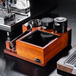 Load image into Gallery viewer, IKAPE Coffee Products, 58MM Espresso Tamper, Premium Barista Coffee Calibrated Tamper with Spring Loaded, 100% Stainless Steel Tamper Compatible with All 58MM Bottomless Portafilter (Black)