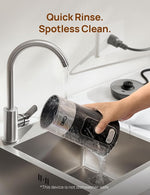 Load image into Gallery viewer, DREO 8-in-1 Milk Frother [Upgraded], Electric Stainless Steel Frother for Latte Art Microfoam and Coffee, 9oz/270ml Warm and Cold Foam Automatic Frothers, LED, Easy to Clean