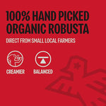 Load image into Gallery viewer, BAZAN COFFEE Too Strong, Vietnamese Robusta Whole Bean Coffee, Dark Roast, High Caffeine, Bold Espresso Flavor, Low Acidity, Perfect with Milk, 12oz Bag