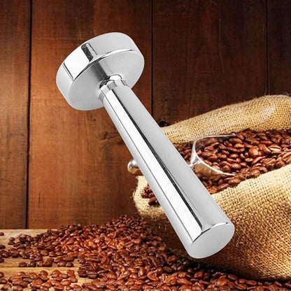 Heavy-duty Espresso Tamper 24mm, Mini Coffee Knock Box, Calibrated Stainless Steel Base, for Capsule Machine, Home/Office