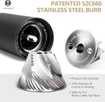 Load image into Gallery viewer, TIMEMORE Manual Coffee Grinder Chestnut C3 ESP Pro, Hand Coffee Grinder, Stainless Steel S2C Conical Burr Coffee Grinder with Foldable Handle, Adjustable Grind Setting for Espresso - Black