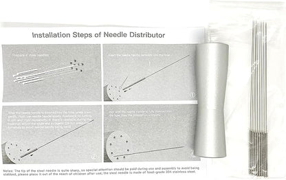 Espresso Coffee Stirrer Wdt Tool Espresso Distribution Tool Needle Type Coffee Powder Stirrer Hand Tamper Distributor Coffee Stirring Tool for Cafe Barista Kitchen Gadgets Silver