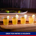 Load image into Gallery viewer, JOLLY CHEF 500 Pack Plastic Shot Glasses, 1 oz Clear Disposable Jelly Cups Reusable Perfect for Wine Tasting, Whiskey, Food Samples, Halloween, Thanksgiving Party, Wedding, Christmas