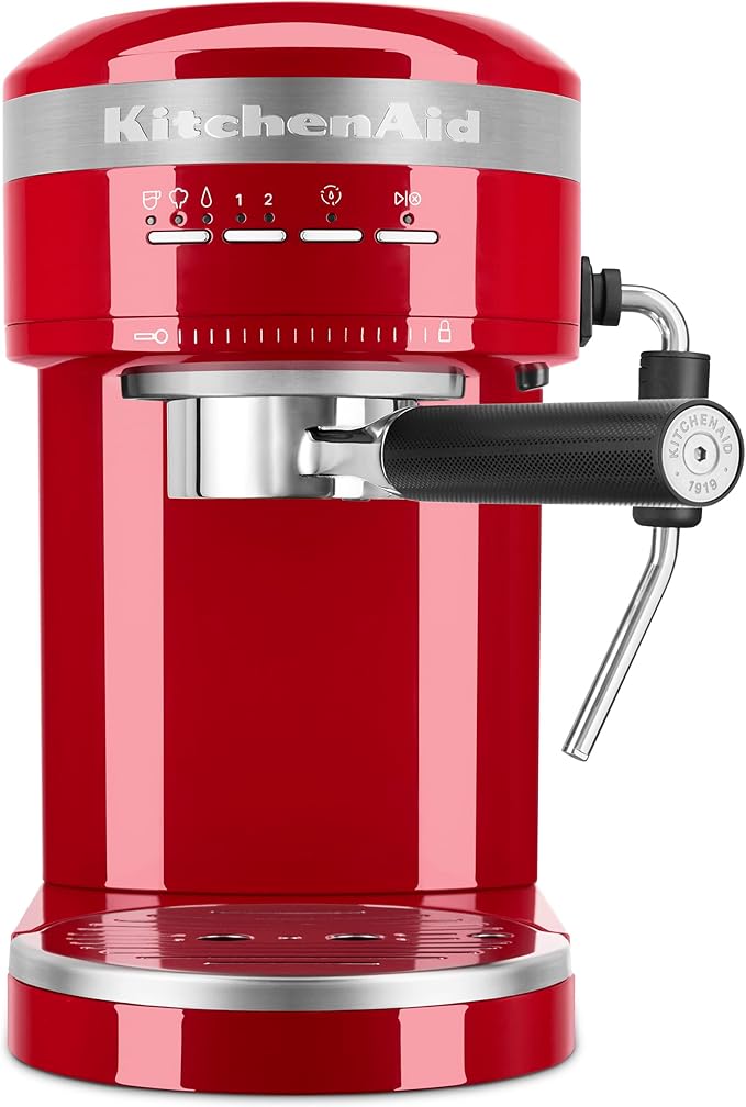 KitchenAid Metal Semi-Automatic Espresso Machine - KES6503, Empire Red