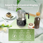 Load image into Gallery viewer, Maestri House Milk Frother, Variable Temp and Froth Thickness DualFro 600 Milk Frother Steamer, 21OZ Smart Touch Control Milk Warmer, Dishwasher Safe, Memory Function for Latte&amp;Hot Chocolate (Black)